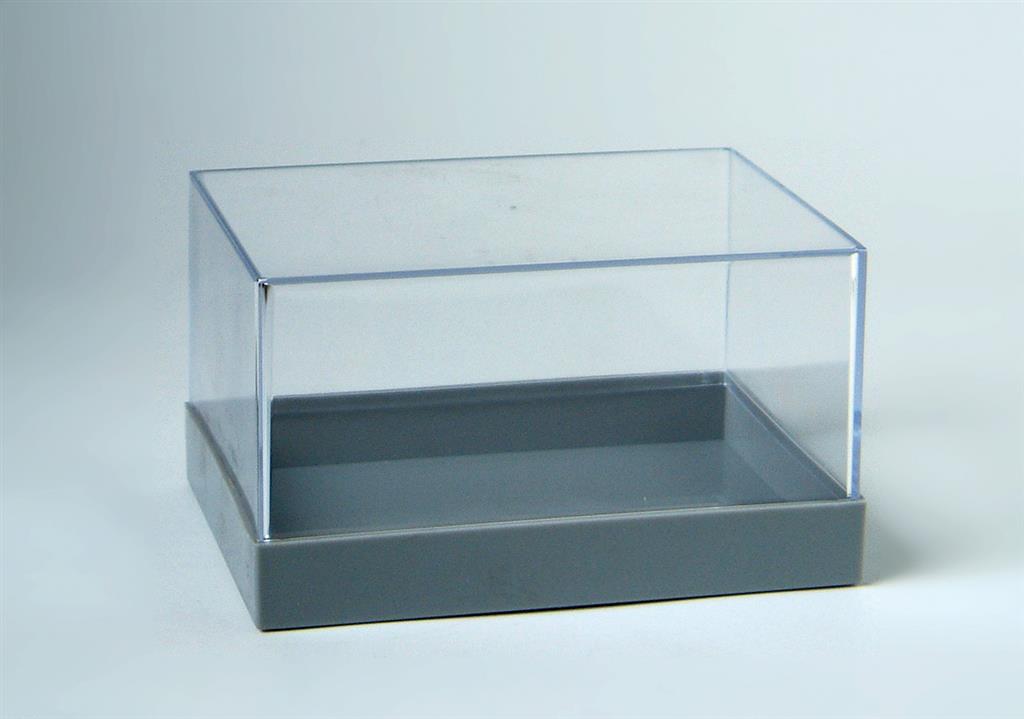 Aufbewahrungsbox mit Klarsichtdeckel 90 x 120 x 62 mm | www.der-hedinger.de